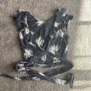 BILLABONG tie crop top